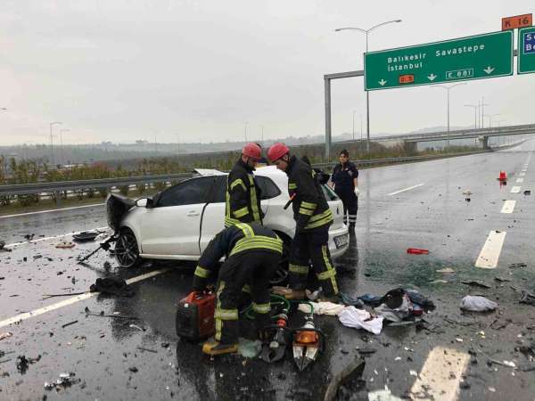 Kırkağaç'ta trafik kazası: 2 ölü
