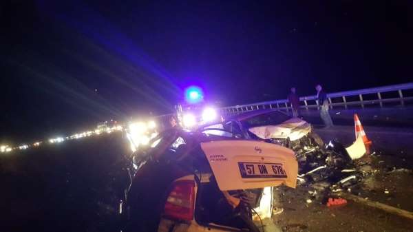 Sinop'ta trafik kazası: 4 ölü, 6 yaralı 