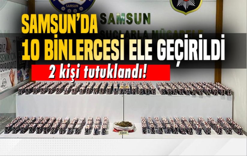 Samsun'da 28 bin 298 uyuşturucu hap ele geçirildi: 2 kişi tutuklandı - Samsun haber