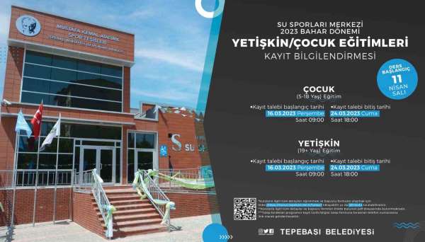 Su Sporları Merkezi Bahar Dönemi kayıtları başlıyor - Eskişehir haber