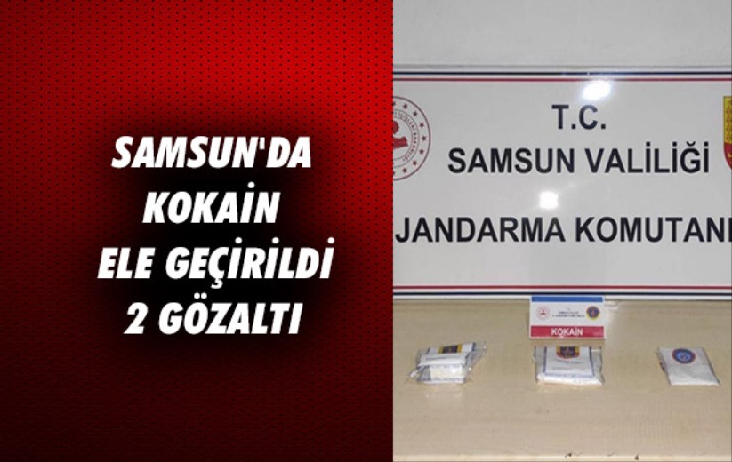 Samsun'da kokain ele geçirildi: 2 gözaltı