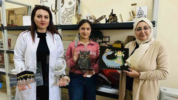 Unutulmaya yüz tutmuş vitray kursu Yüksekova'da kadın eliyle önem kazandı
