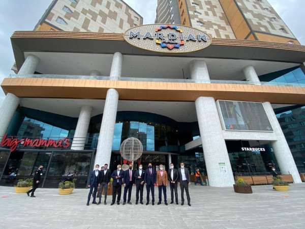 Cezayir'in Ankara Büyükelçisi Mourad Adjabi Mardian Mall Alışveriş Merkezi yönetimini ziyaret etti