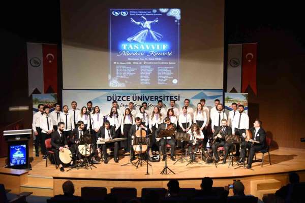 Düzce Üniversitesi'nde tasavvuf musikisi konseri düzenlendi