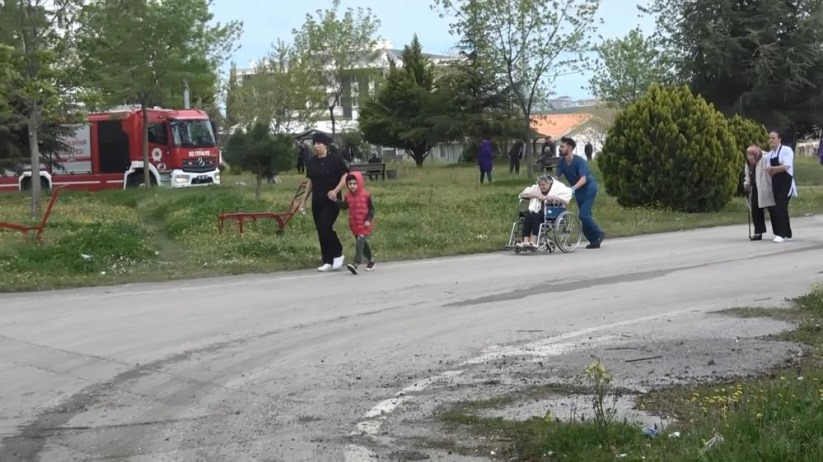Samsun'daki huzurevi yangını