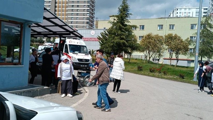 Samsun'da huzurevinde yangın paniği: Huzurevi tahliye edildi