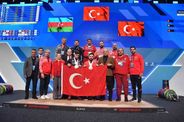 Avrupa Halter Şampiyonası'nda üçüncü günde 6 madalya