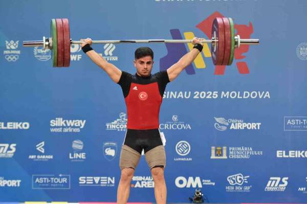 Kaan Kahriman, Avrupa Halter Şampiyonası'nda altın madalya kazandı