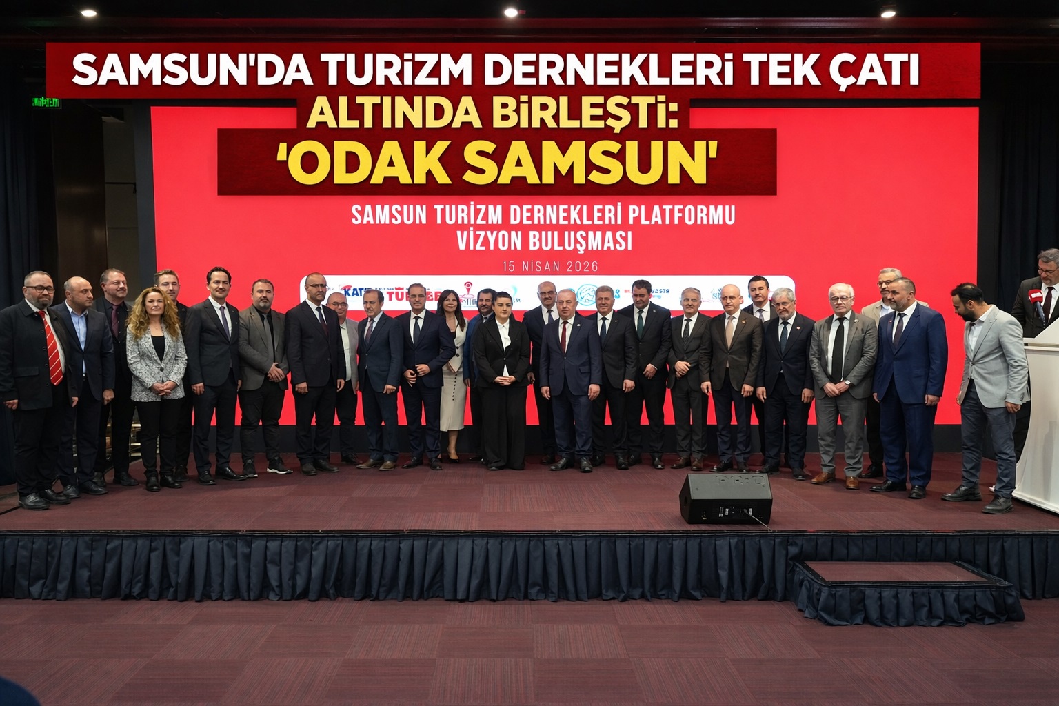 Samsun'da turizm dernekleri tek çatı altında birleşti: 'Odak Samsun'