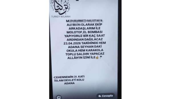 Sosyal medyadan 'saldırı yapacağız' paylaşımına gözaltı