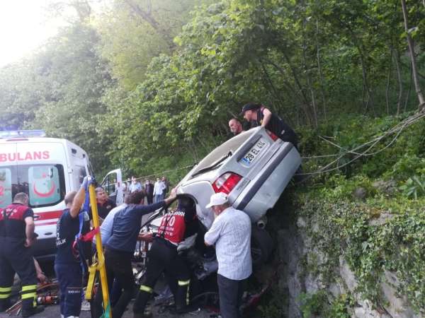 Giresun'da trafik kazası: 6 yaralı 