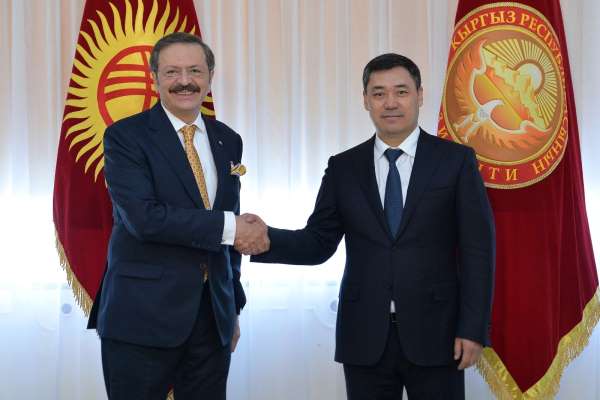 Caparov, Türk işadamlarını Kırgızistan'a yatırıma çağırdı