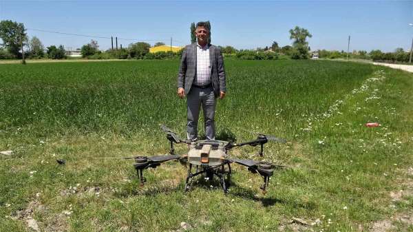 Köylüler dron aldı tarlasını ilaçlatmak isteyen sıraya giriyor - Bursa haber