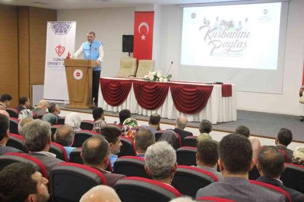 Ordu'da vekalet yoluyla kurban kesimi toplantısı