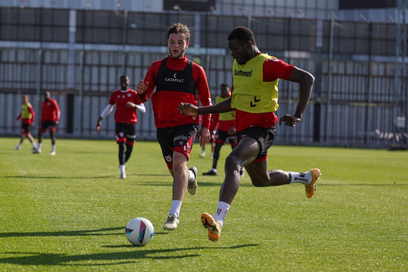 Samsunspor, Sivasspor hazırlıklarını sürdürdü