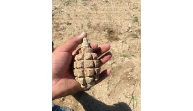 Ankara'da 104 yıllık patlamamış el bombası bulundu
