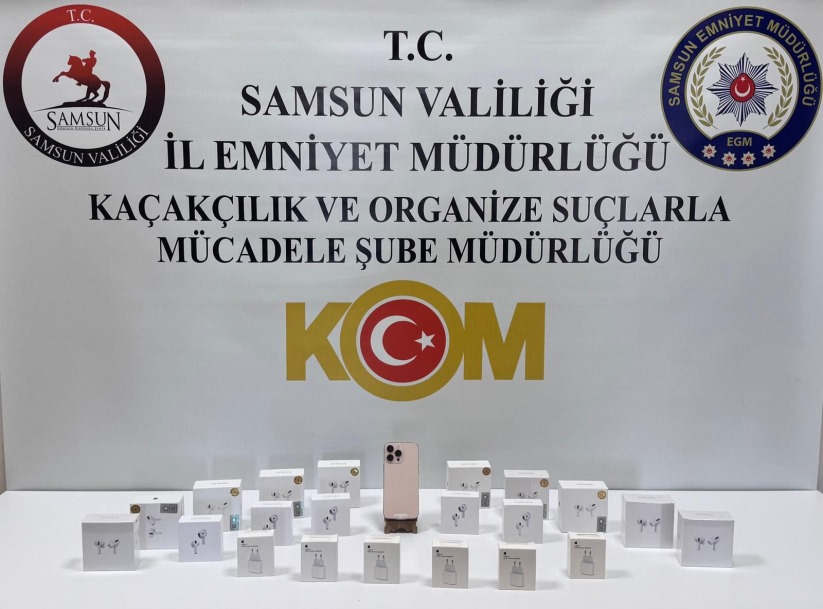 Samsun'da Kaçak Elektronik Ürün Operasyonu: 1 Gözaltı