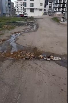 ATAKUM'DA YOLLAR KÖY YOLUNDAN HALLİCE