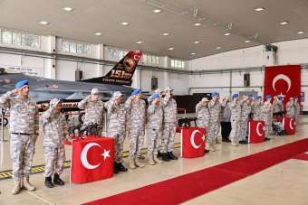 Merzifon 5 Ana Jet Üssü'nde engelliler bir günlük temsili askerlik yaptı