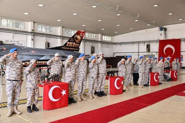 Merzifon 5 Ana Jet Üssü'nde engelliler bir günlük temsili askerlik yaptı