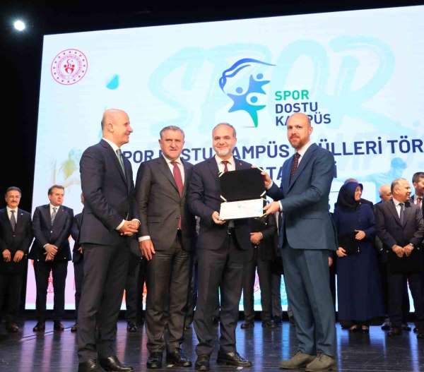 NÖHÜ, Türkiye'nin ilk 'Spor Dostu Kampüs' unvanı alan üniversitelerinden oldu