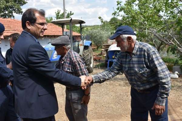 Salihli Kaymakamı Güldoğan, Mersinli, Derbent ve Karaoğlanlı'da talepleri dinledi