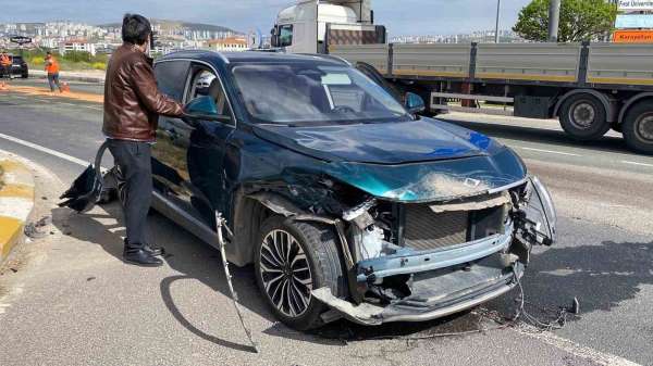 Elazığ'da trafik kazası: 1 yaralı