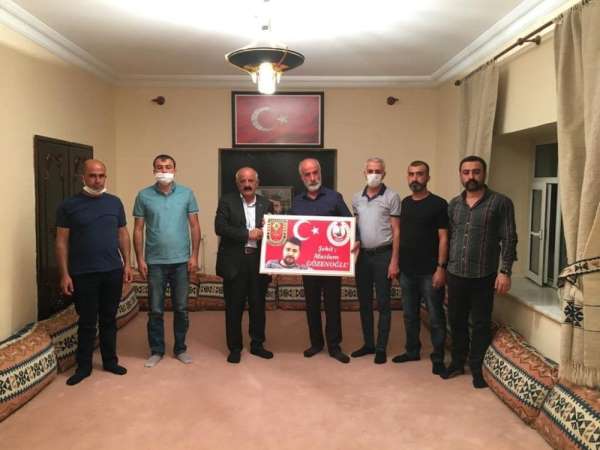 Türkiye Gaziler ve Şehit Aileleri Vakfından şehit ailelerine ziyaret 