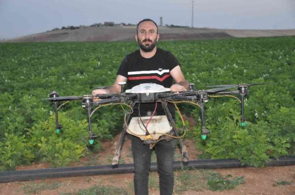 Mardin Ovası'nda 20 bin dönüm arazi dron ile ilaçlandı: 2 milyon 800 bin liralık tasarruf - Mardin haber