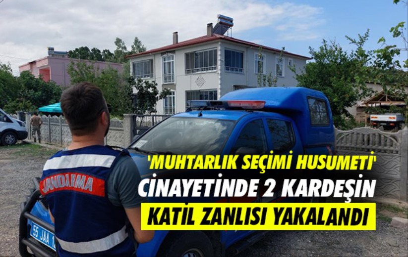 Samsun'da 'Muhtarlık seçimi husumeti' cinayetinde 2 kardeşin katil zanlısı yakalandı