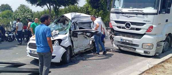 Tarsus'ta trafik kazası: 1 kişi hayatını kaybetti