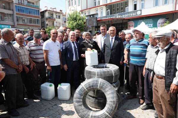 Bursa'dan Domaniç'e tarımsal destek