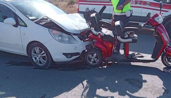 Enez'de trafik kazası: 1 ölü, 1 yaralı
