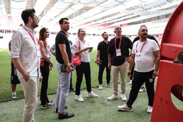 UEFA yetkilileri, Samsunspor'un stadını inceledi
