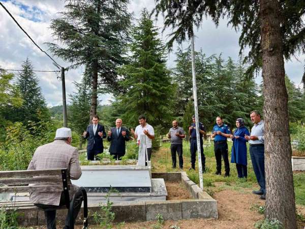 Hisarcık'ta 15 Temmuz'un 10. yılında şehitlik ziyareti