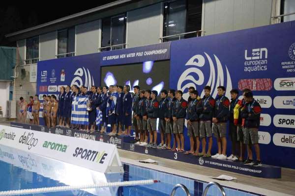 U17 Erkekler Avrupa Sutopu Şampiyonası'nda Yunanistan şampiyon oldu