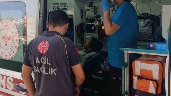 Manavgat'ta motosiklet kazası: 1 yaralı