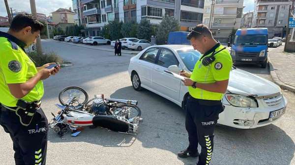 Karaman'da motosiklet kazası: 1 yaralı