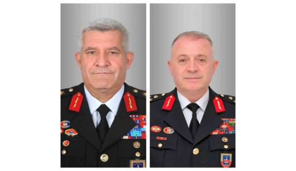 Van Jandarma Asayiş Kolordu Komutanlığı'nda nöbet değişimi