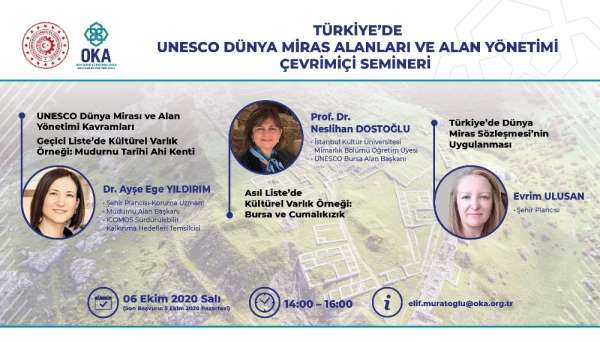 OKA'dan 'Türkiye'de UNESCO Dünya Miras Alanları ve Alan Yönetimi' semineri 