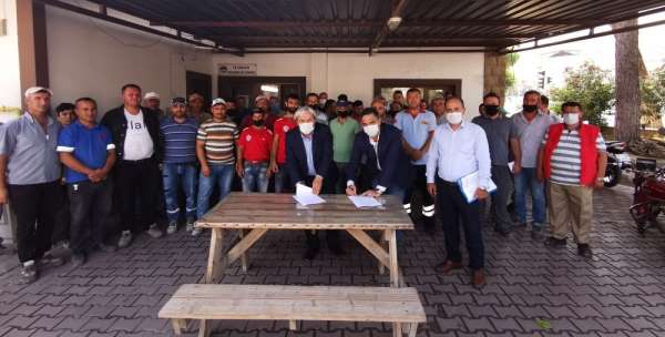 Osmaneli Belediyesi bünyesindeki şirket çalışanları Toplu İş Sözleşmesi imzaladı