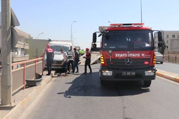 Şanlıurfa'da korkutan kaza