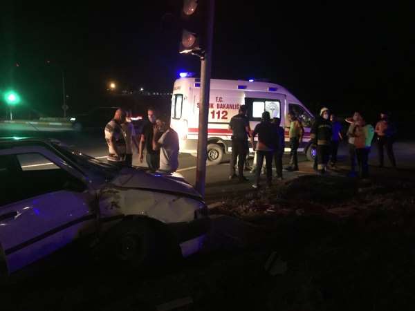 Tekirdağ'da trafik kazası: 2 yaralı