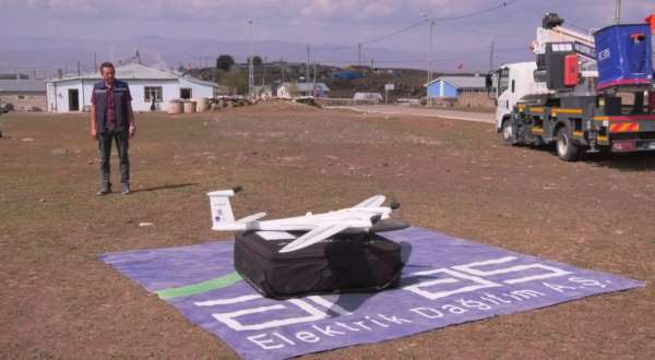 Kars'ta elektrik kaçakları İHA'larla tespit ediliyor