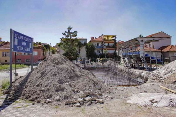Vefa Futbol Sahası'nda ek bina inşaatı başladı - Kütahya haber