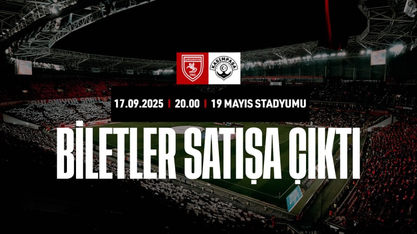 Samsunspor - Kasımpaşa biletleri satışa çıktı