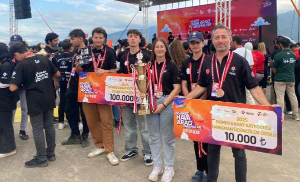 Amasyalı gençler TEKNOFEST'te üçüncü oldu