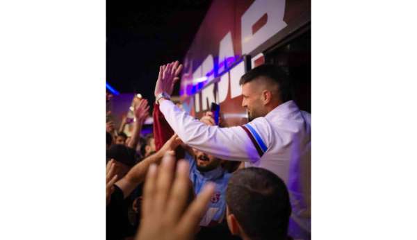 Trabzonspor taraftarından takıma destek