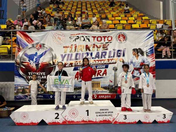 Çorum Belediyesi sporcuları karatede zirveyi bırakmıyor