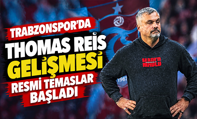Trabzonspor'da Thomas Reis Gelişmesi: Resmi Temaslar Başladı